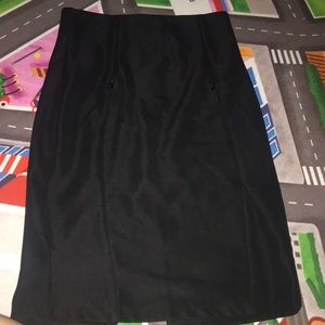 Simple black skirt